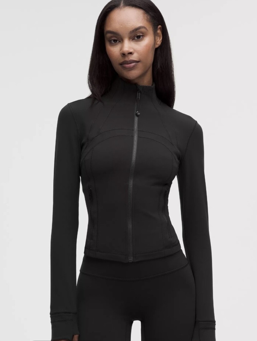 lululemon Nula Croped athletica Charcoal Utility‎ Jacket 4